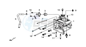 JOYMAX 250i drawing CYLINDER HEAD CPL