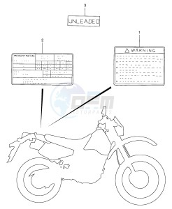 DR350 (E1) drawing LABEL