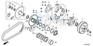 SH125RB drawing DRIVEN FACE