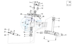 Tuono 1000 v4 R APRC ABS drawing Steering