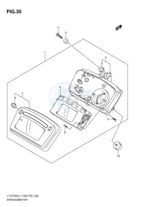 LT-A750X (P28-P33) drawing SPEEDOMETER (LT-A750XL1 P28)