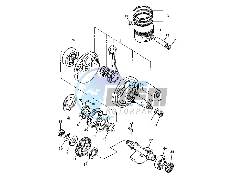 CRANKSHAFT PISTON