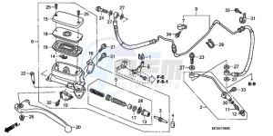 ST13009 Europe Direct - (ED / MME) drawing CLUTCH MASTER CYLINDER