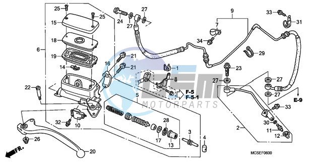 CLUTCH MASTER CYLINDER