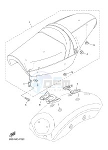 XVS950CR BOLT C-SPEC (B33N) drawing SEAT