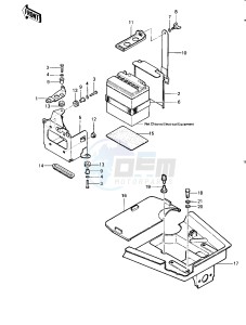 KLT 200 B [KLT200] (B1) | SOLID AXLE [KLT200] drawing BATTERY CASE_TOOL CASE