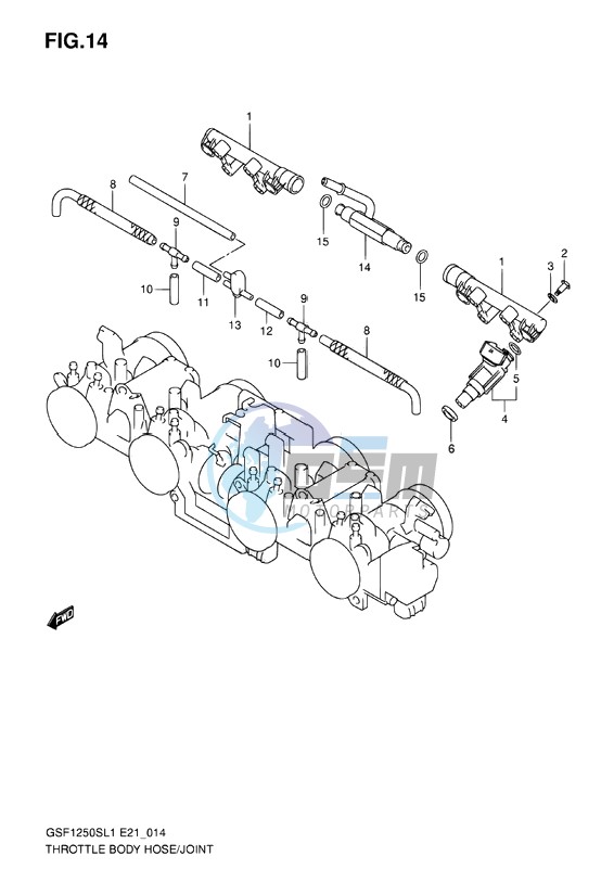 THROTTLE BODY HOSE-JOINT