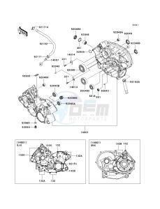 KRF 750 F [TERYX 750 4X4 NRA OUTDOORS] (F8F) F8F drawing CRANKCASE