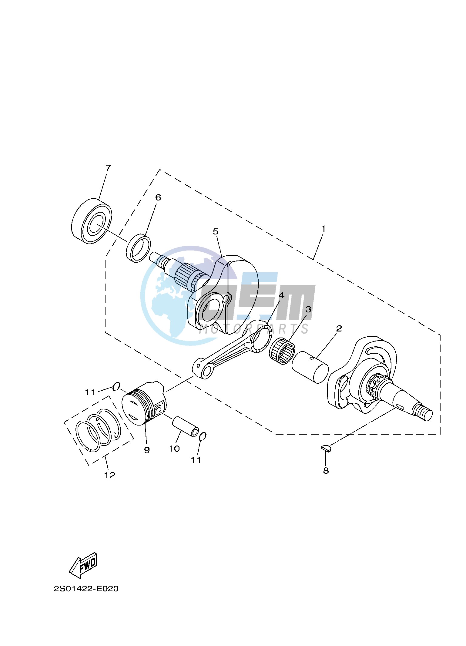 CRANKSHAFT & PISTON