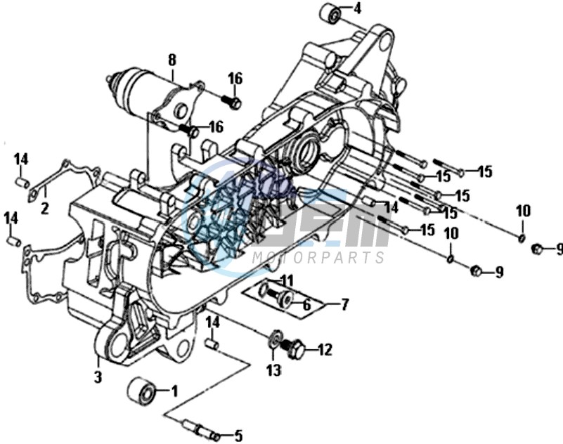 CRANKCASE / STARTER