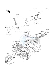 VN 1700 C [VULVAN 1700 NOMAD] (9FA) C9F drawing CRANKSHAFT