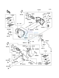 W800 EJ800ABF GB XX (EU ME A(FRICA) drawing Air Cleaner