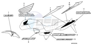 CB1300A9 UK - (E / ABS MKH MME TWO) drawing MARK (CB1300/CB1300A)