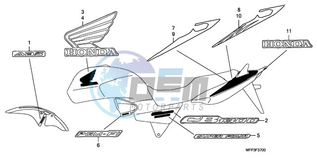 MARK (CB1300/CB1300A)