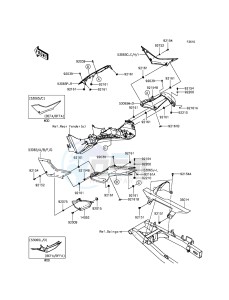 NINJA_300_ABS EX300BFFA XX (EU ME A(FRICA) drawing Side Covers/Chain Cover