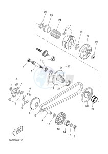 NS50 NS50F NITRO 4T (1GB6 1GB6) drawing CLUTCH