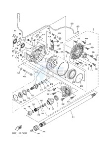 YXZ1000ET YXZ10YEXH YXZ1000R EPS SS (B573) drawing DRIVE SHAFT