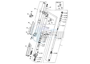 WR 400-426 F 400 drawing FRONT FORK