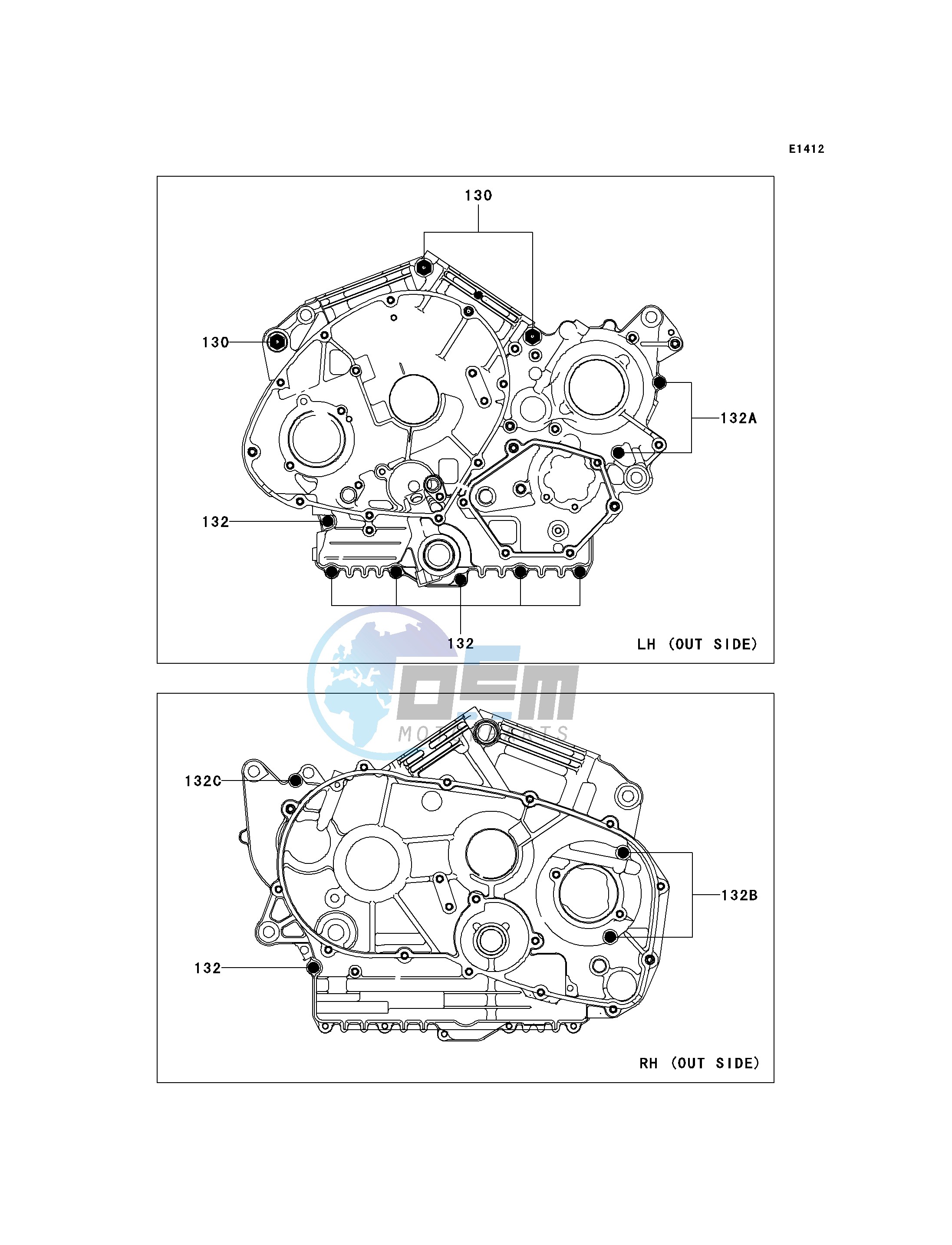 CRANKCASE BOLT PATTERN