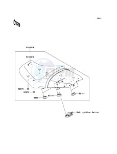 ZZR1400_ABS ZX1400FCF FR GB XX (EU ME A(FRICA) drawing Seat