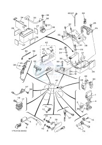 YFM700R YFM7RD RAPTOR 700R (1PE2 1PE3 1PE4) drawing ELECTRICAL 1