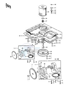 Z1 A [Z1-Z1A] 900 drawing OIL PUMP_OIL FILTER_OIL PAN