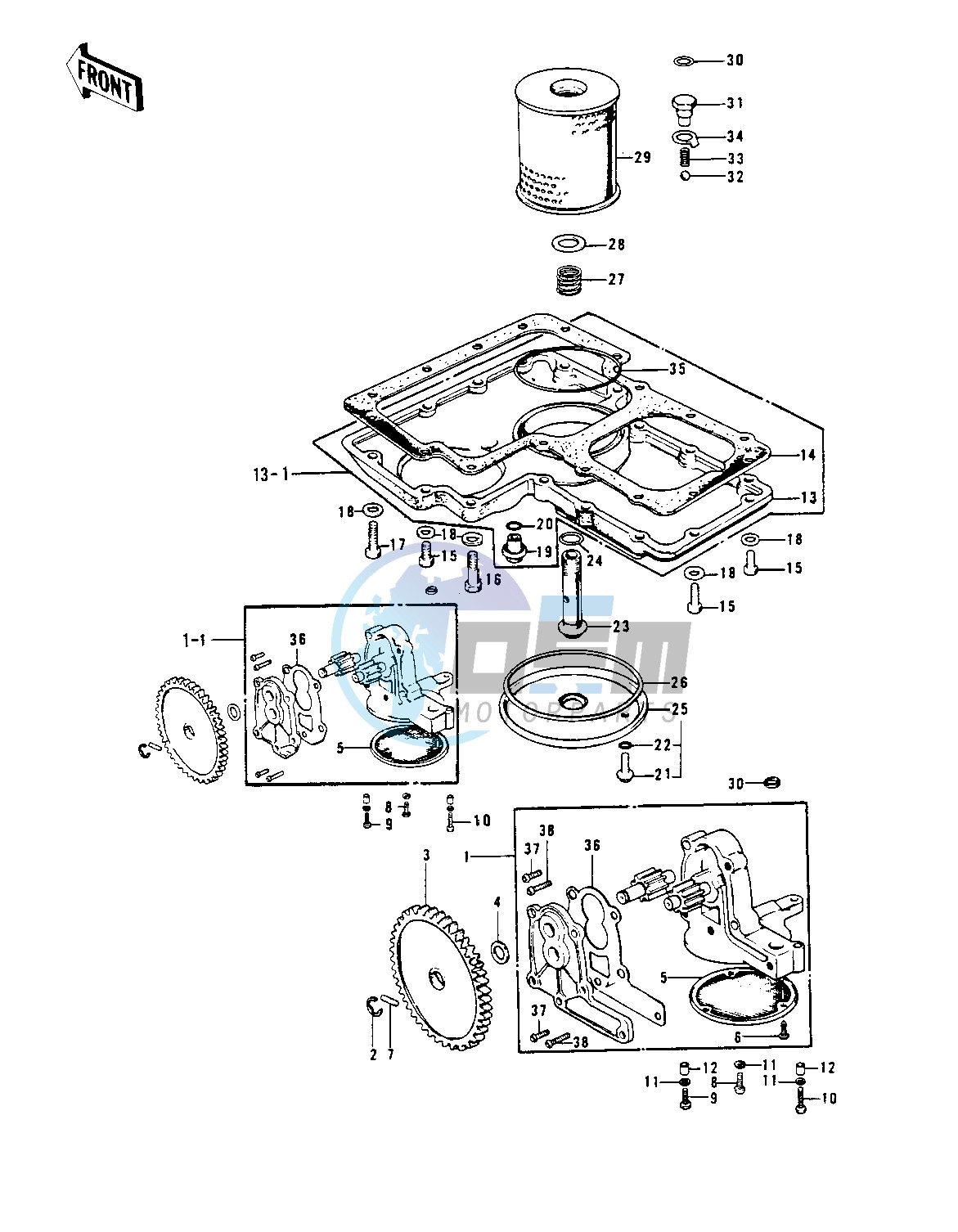 OIL PUMP_OIL FILTER_OIL PAN