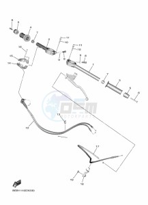 YZF690-U YZF-R7 (BJT1) drawing STEERING HANDLE & CABLE