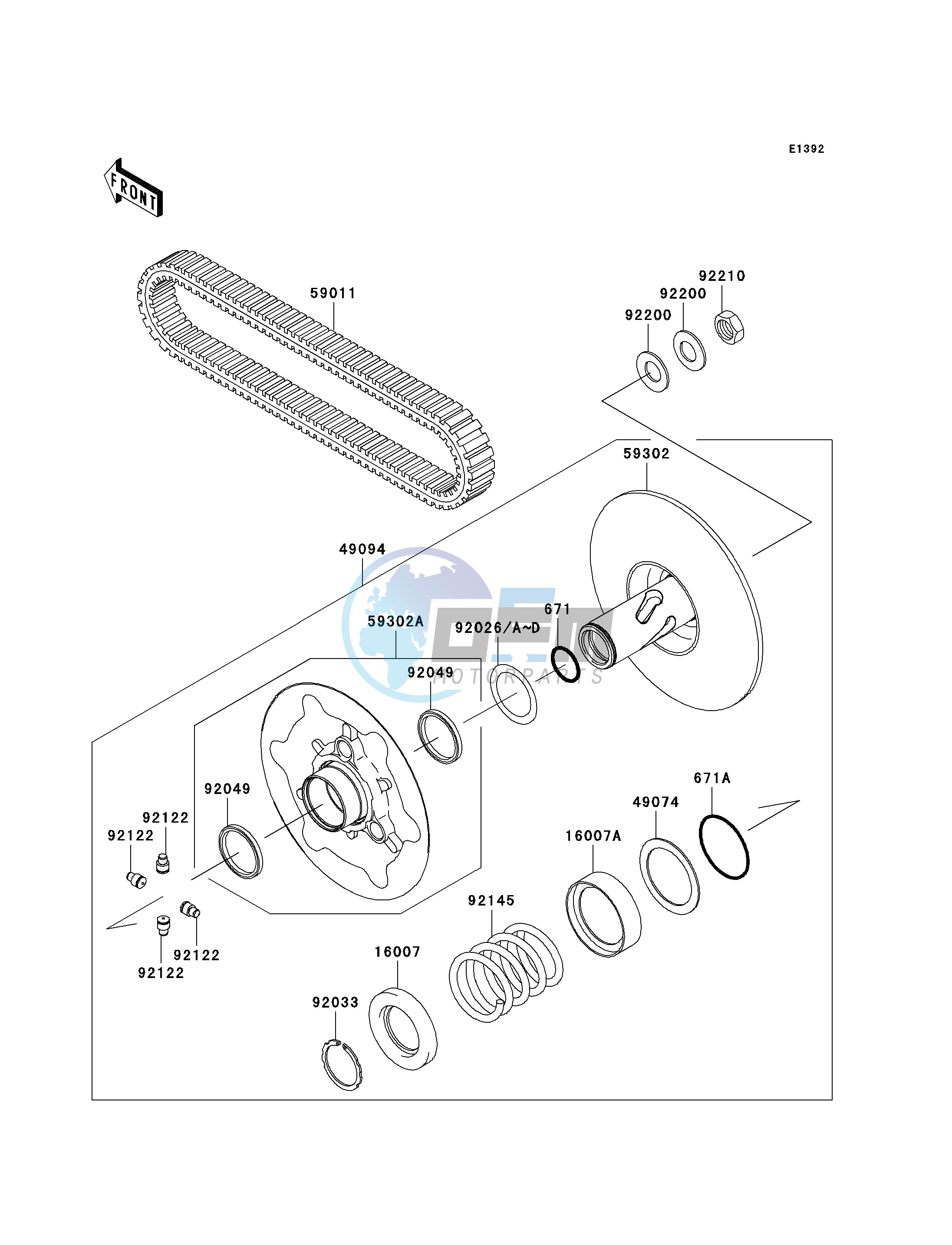 DRIVEN CONVERTER_DRIVE BELT