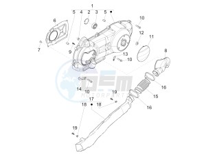 Liberty 125 4t ptt (SL) SL drawing Crankcase cover - Crankcase cooling