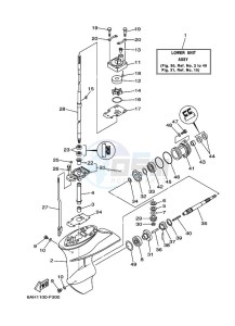 F20PLR-2010 drawing LOWER-CASING-x-DRIVE-1