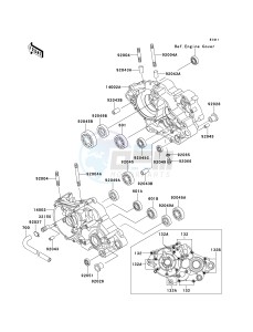 KMX 125 A [KMX 125] (A12-A14) [KMX 125] drawing CRANKCASE