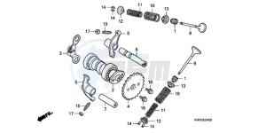 SCV100F9 Australia - (U) drawing CAMSHAFT/VALVE