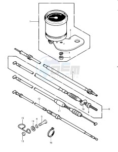 KLT 250 A [KLT250] (A2) [KLT250] drawing CABLES_METER -- 83 A2- -