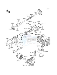 Z1000SX ABS ZX1000HBF FR GB XX (EU ME A(FRICA) drawing Oil Pump