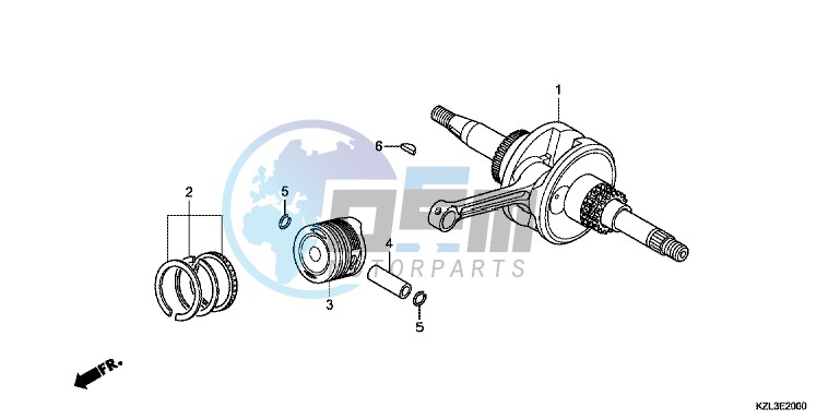 CRANKSHAFT/PISTON