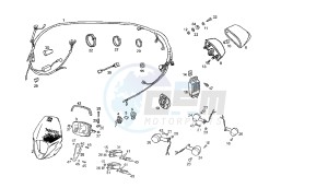 SENDA R X-RACE - 50 CC VTHSR1D1A EU2 drawing WIRING HARNESS, MY09