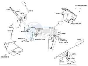 AGILITY FAT 50cc12 inch Netherlands drawing Handle Steering