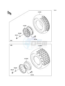 KFX700 KSV700B8F EU drawing Tires