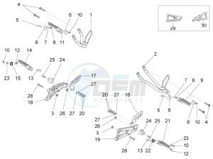 RS4 50 2t drawing Foot rests