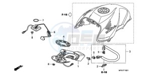 CB1000R9 France - (F / CMF) drawing FUEL PUMP