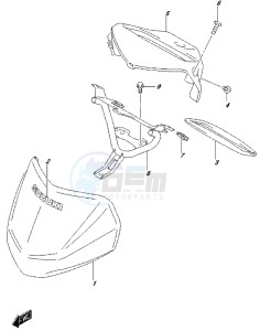 LT-A500XP drawing HANDLE COVER