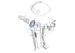 TT K 600 drawing CAMSHAFT -CHAIN