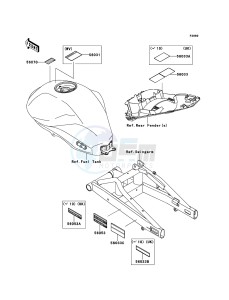 ER-6n ABS ER650DBF XX (EU ME A(FRICA) drawing Labels