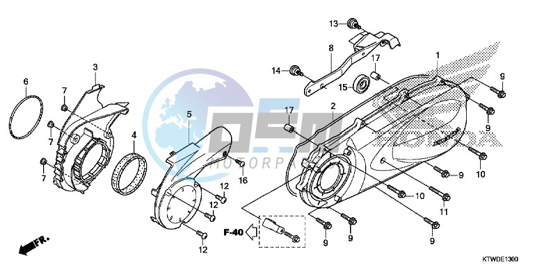 LEFT CRANKCASE COVER