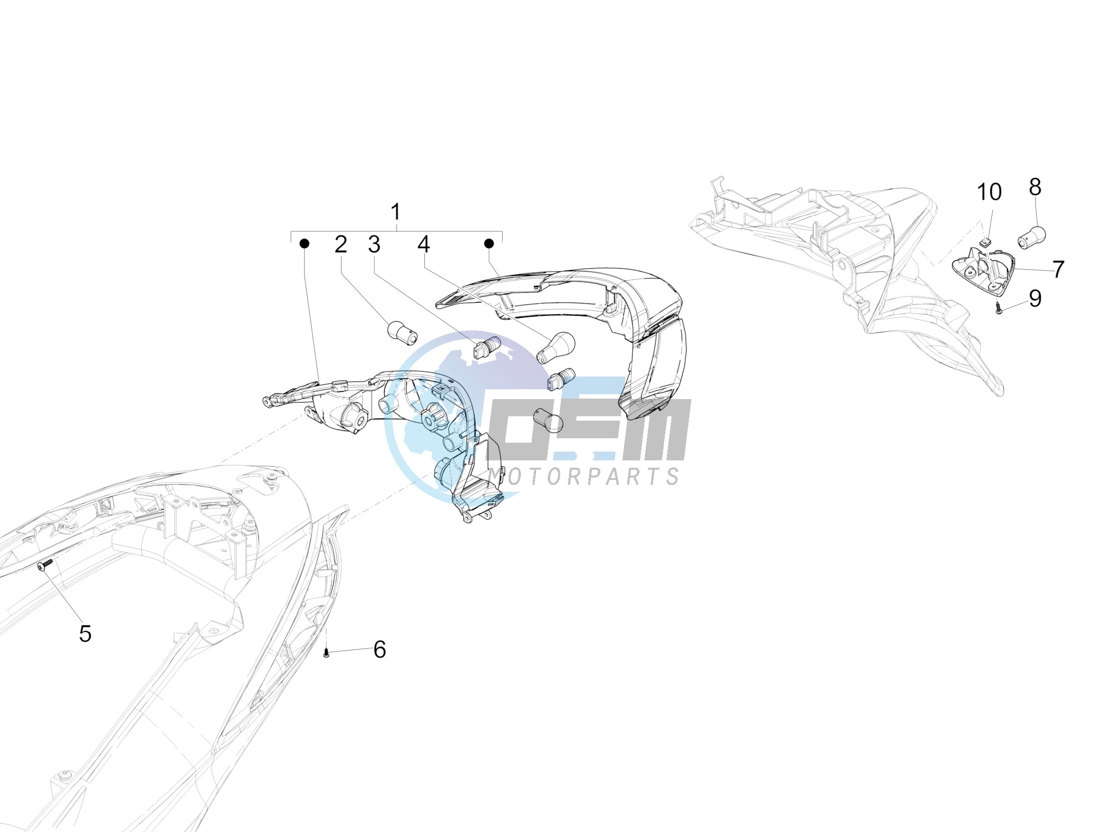 Rear headlamps - Turn signal lamps