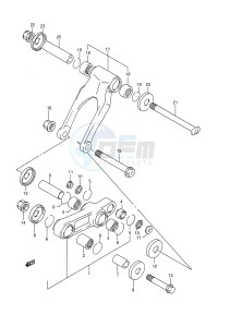 RM250 (E28) drawing CUSHION LEVER (MODEL N)