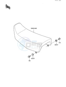 KL 250 D [KLR250] (D4-D6) [KLR250] drawing SEAT