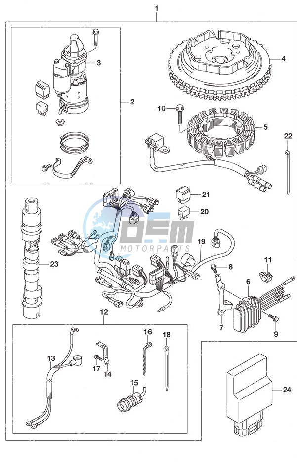 Starting Motor Manual Starter