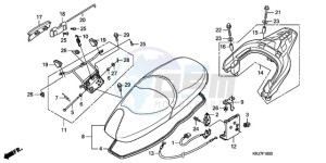 FES150A9 Europe Direct - (ED / ABS 2ED) drawing SEAT/REAR CARRIER